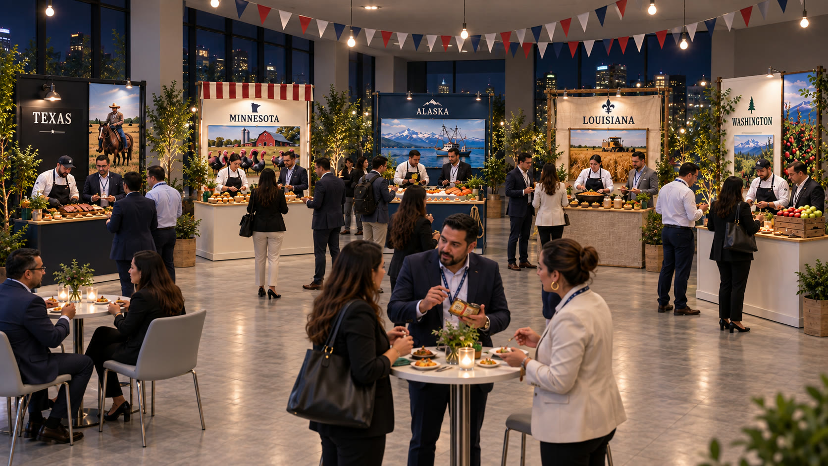 Conversations in the networking area